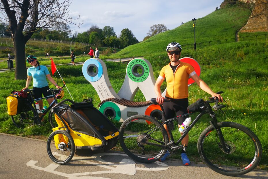 Po dotarciu do Sandomierza zdjęcia na tle zamku